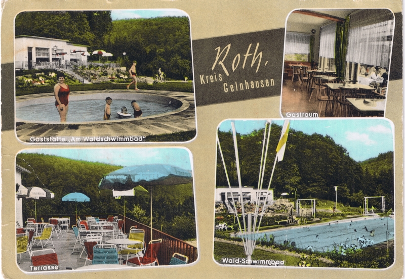 Postkarte von 1964